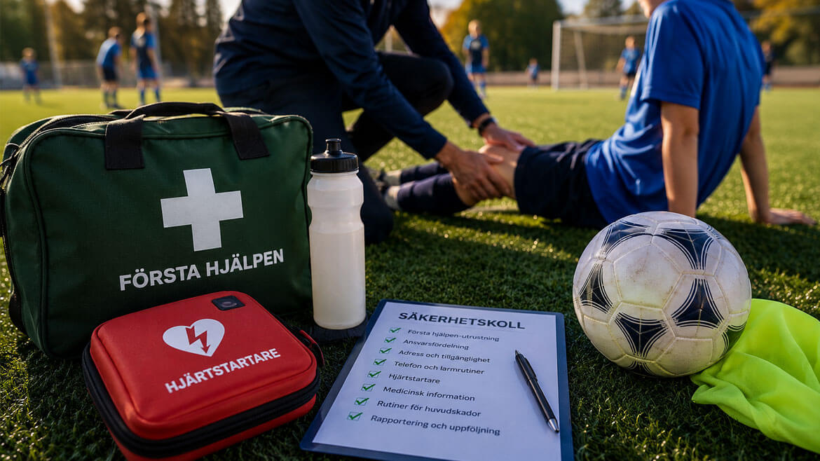 Förebygg idrottsskador genom tydliga rutiner